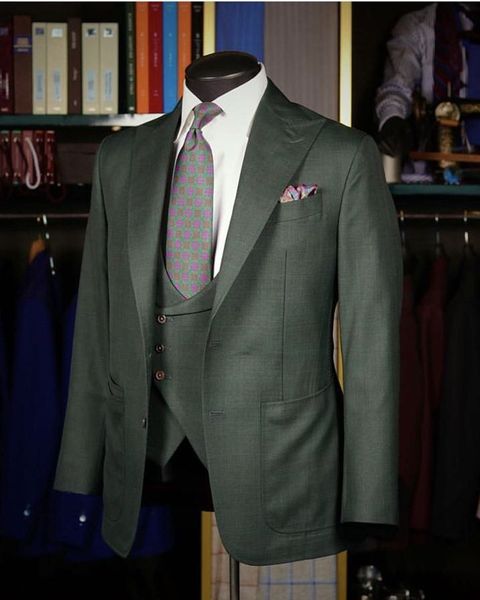 

men's suits & blazers male three-piece suits, dark fashion, wedding suits and engagement tailored (jacket + pants vest), kvvt, White;black