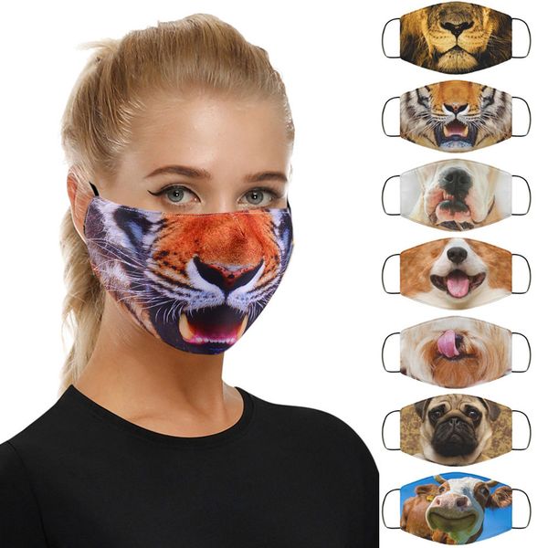 

high-quality masks selling universal for men and women animal printed washable outdoor breathable reusable mask nq7y