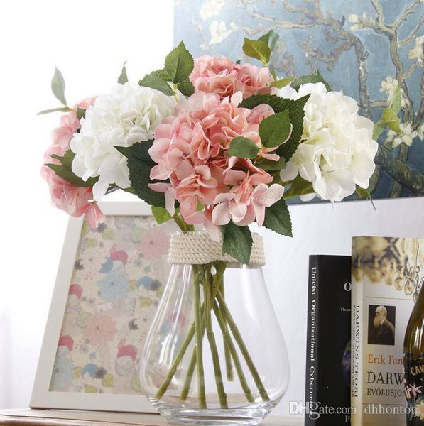 

decorative flowers & wreaths hydrangea pincushion artificial silk 47cm 18.5inch home decorations for wedding party or birthday