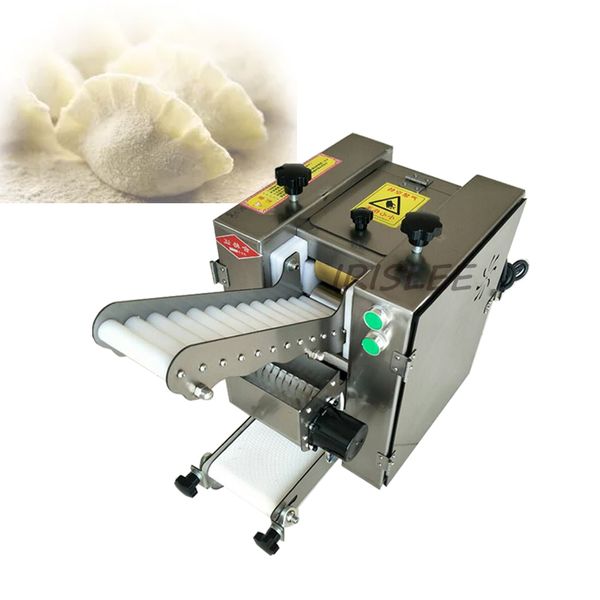 Máquina comercial Wonton Rolling Pastas Dumpling Slicer Machine Máquina de crosta de pão Faça embalagens de massa redondas ou quadradas