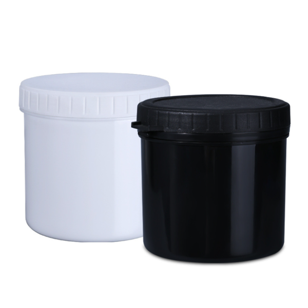 

storage bottles & jars 10pcs/lot 500ml plastic with lids and inner liners refillable bottle empty round containers for candy cereal sugar