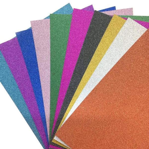 

other arts and crafts 10 pcs adhesive glitter powder stickers diy hand craft decals (mixed color)