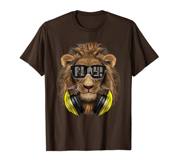 

Alpha Lion as DJ in Sunglass and Headphone - T-Shirt, Mainly pictures