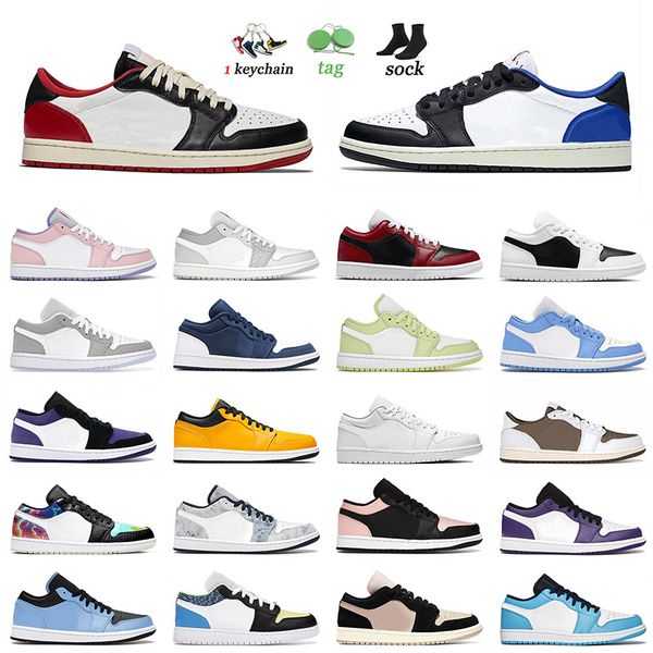 

2021 fashion fragment x basketball shoes 1 1s low crimson tint jumpman arctic punch university blue cactus jack trainers sneakers eur 36-45