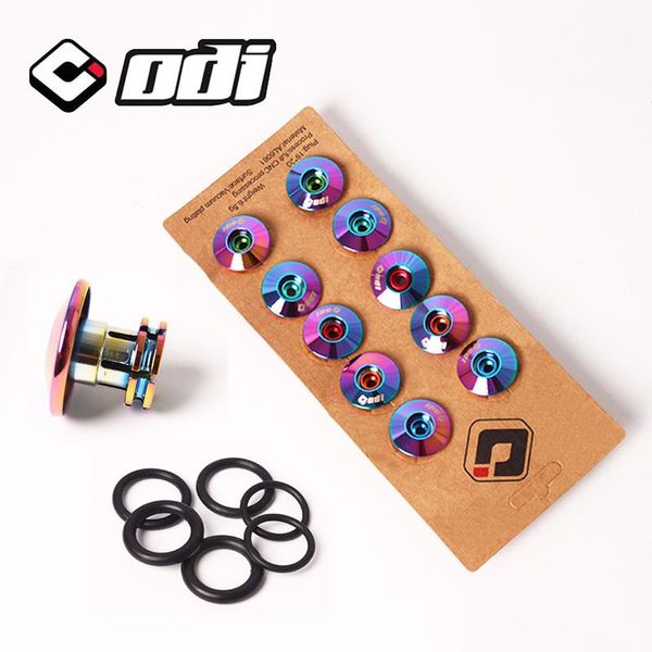 

bike handlebars &components odi 2pcs bicycle grip end plug firm lightweight bar plugs colorful cycling cover for bmx dh fr accessori