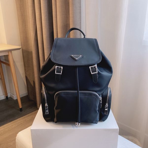 

2021 new luxury design nylon backpack bags selling women&men bag 24x10x33cm