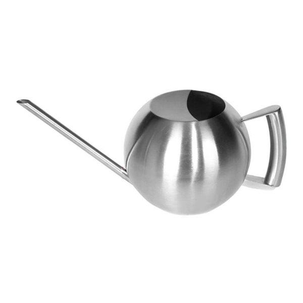 

watering equipments 1l retro stainless steel can garden plant flower long spout spray sprinkling pot gardening tool