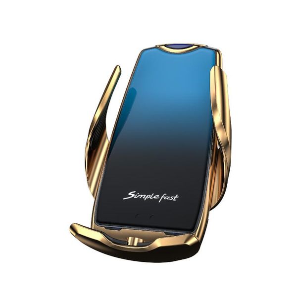 

cell phone mounts & holders 15w c1 car wireless charger mobile bracket induction opening / closing navigation fixing frame fast charging aut