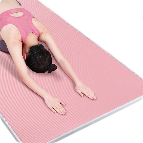 

yoga mats 185*80cm large mat for sleep games and home exercise nbr non-slip suitable gym aerobicexercise