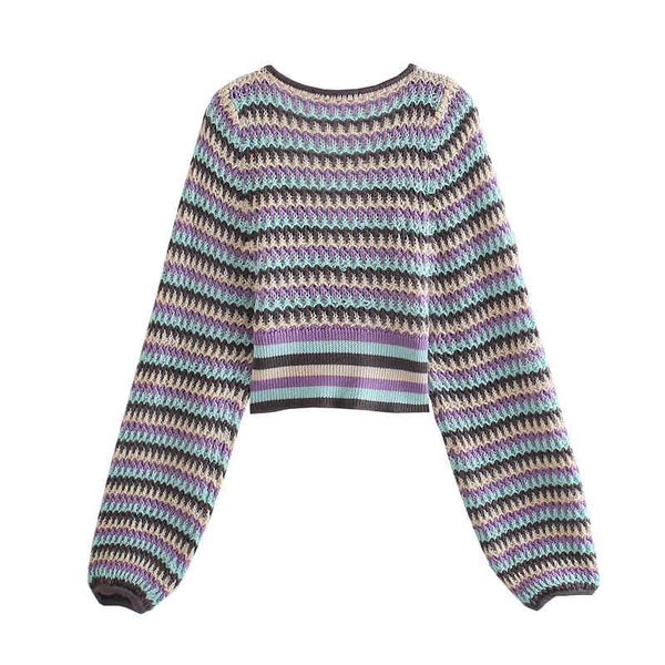 

women's sweaters autumn new fashion casual loose slim fluffy long-sleeve v-neck sweater stretch vintage womens striped lantern, White;black