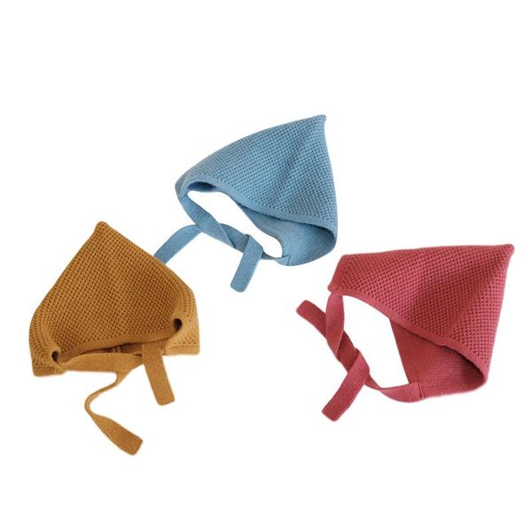 

caps & hats 3-12 years baby hat winter autumn warm knit colorful candy solid color fashion elf for boys girls beanie cap, Yellow