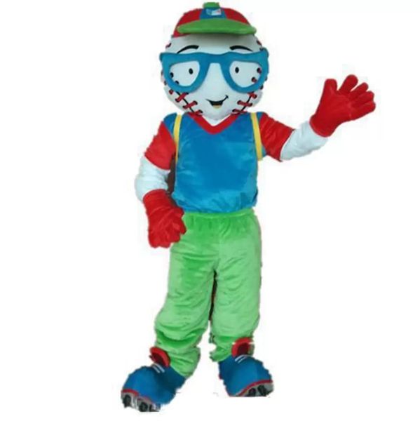 Halloween simpatico baseball mascotte costume personalizzazione personaggio dei cartoni animati anime tema natalizio vestito da festa carnevale unisex per adulti vestito