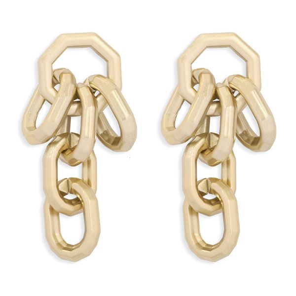 

cool wind east gate geometric gold trendy women's versatile earrings, Silver