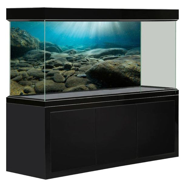 

decorations [jq-0011] fish tank background high-definition ocean series aquarium decoration sticker support picture and size customization