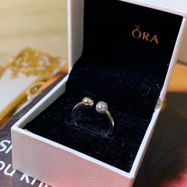 

designer women rings2021new fashion clear zircon rings for women girls gifts female engagement wedding cz crystal s0m9, Golden;silver