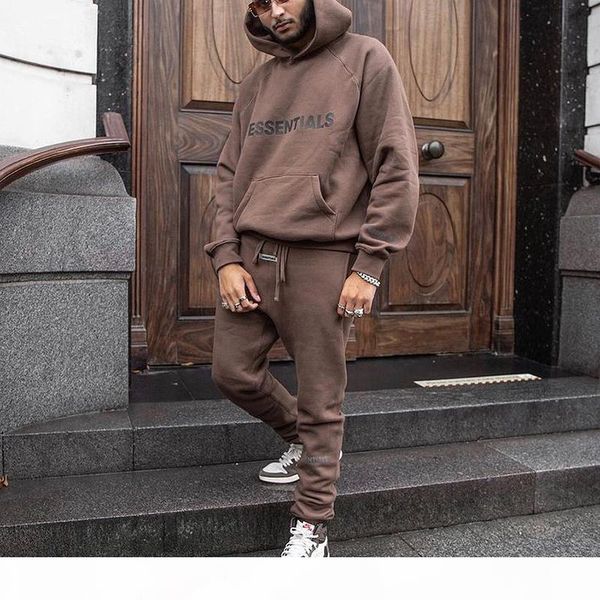 

fear hip god sweatpants pants women pants essentials mens casual long fleeced fog trousers of sweat men hop skateboard streetwear bweiv, Black