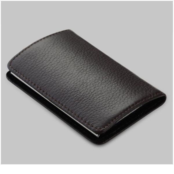 

bycobecy genuine leather business card holder big capacity id credit name card wal jlldwr