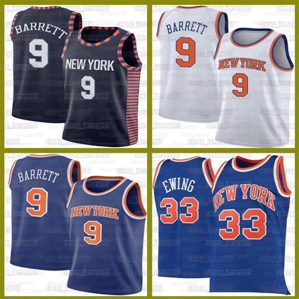 

20/21 rj 9 barrett knicks jerseys patrick 33 ewing lamelo 2 ball basketball hornets gordon 20 hayward charlotte jerseys, Black;red