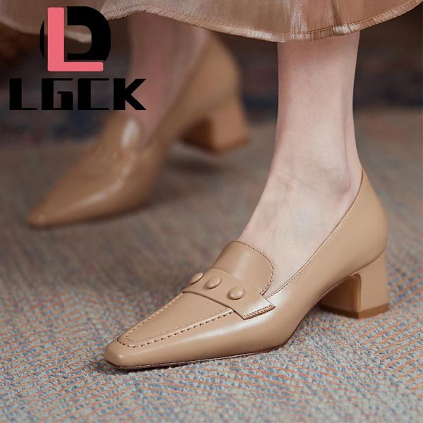 

women high heels office female shoes classics basic women pumps the square head slip on casual shoes spring autumn new arrival, Black