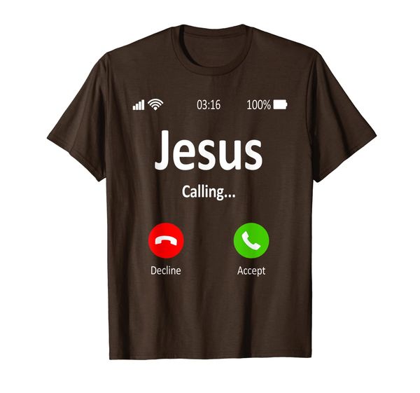 

Jesus Is Calling Christian T-Shirt, Mainly pictures