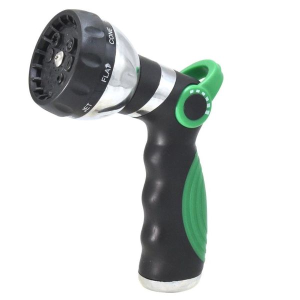 

watering equipments practical metal garden hose sprayer with 7 spray patterns and flow control heavy duty nozzle