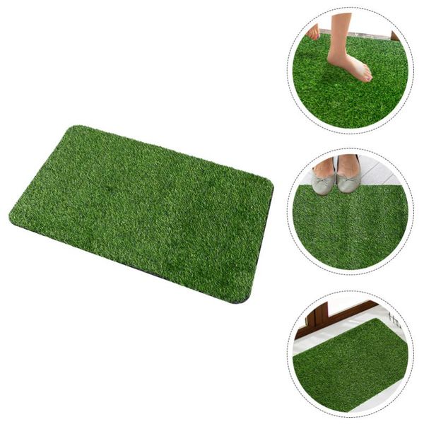

carpets 1pc home creative carpet unique lawn floor pad outdoor entry doormat green