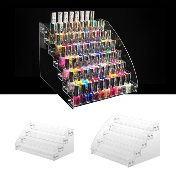 

storage boxes & bins acrylic lipstick holder 2/3/4/5/6/7 tiers clear cosmetic organiser case makeup brush for nail polish display comer