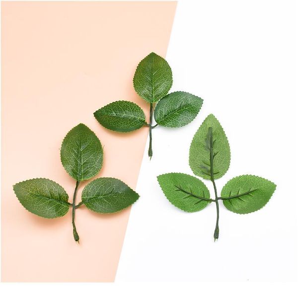 

10pcs decorative flowers wreaths scrapbooking silk leaf wedding home decor accessories diy gifts fake leaves artificia jllnvz