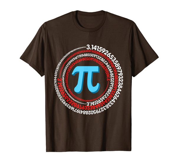 

pi spiral novelty shirt for pi day t shirt math pi day gift, White;black