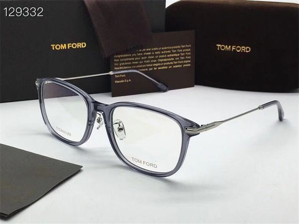 

designer sun men's black full glasses frame tf5715 titanium, White;black