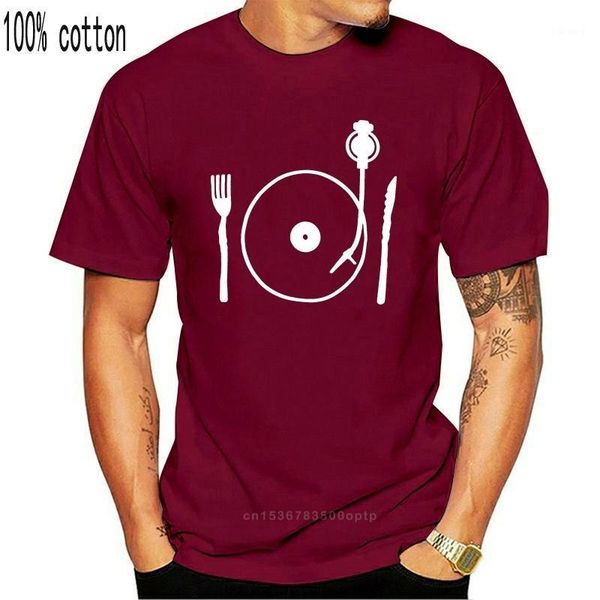 

men's t-shirts 2021 hip hop novelty t shirts brand clothing essential music dj turntable club t-shirt, White;black