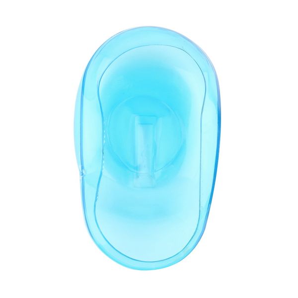 

2pcs clear silicone ear cover hair dye shield protect salon color blue new sn-hot