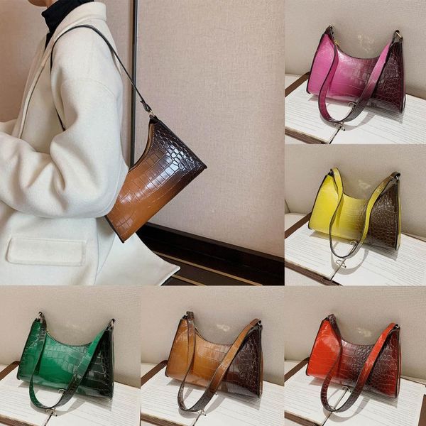

fashion ladies stone pattern armpit bag handbag all-match messenger bag women's hand bags for women