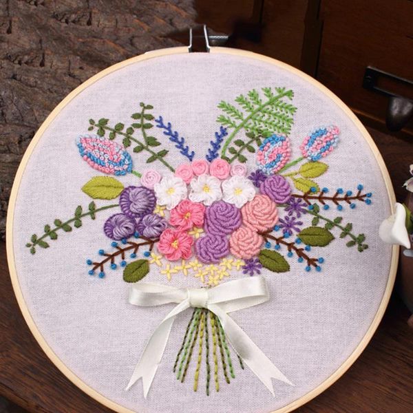 

other arts and crafts embroidery set lady wife gift cloth thread drawings diy