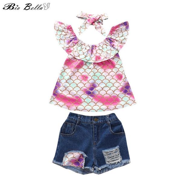 

clothing sets 2021 summer kids girl clothes set fashion princess baby party birthday 1-6 years suit outfits, White