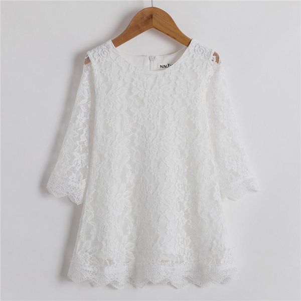

girl's dresses girls spring summer princess dress kids half sleeve white lace embroidery children wedding party bridesmaid costume, Red;yellow