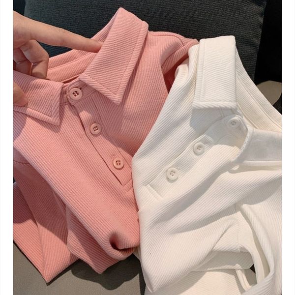 

ma's clothing shirt baby chen boys' polo lapel pit pattern children's 2021 spring fashion versatile long sleev, Black;white
