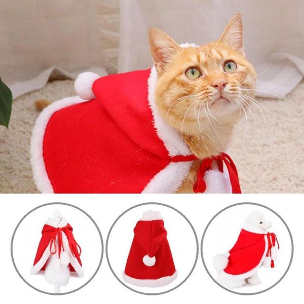 

cat costumes pet cape solid color soft texture windproof cats cloak apparel for party