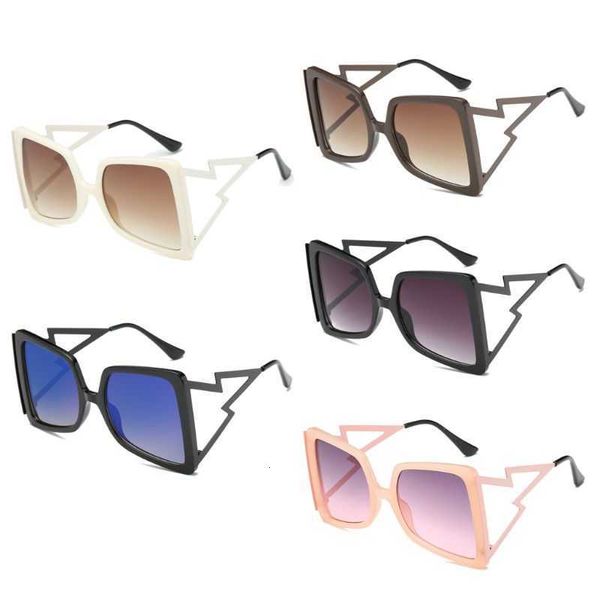 

aviator sunglasses big frame gradient sunglasses fashion oversized square uv400 spectacles outdoor shade eyewear sun glasses, White;black