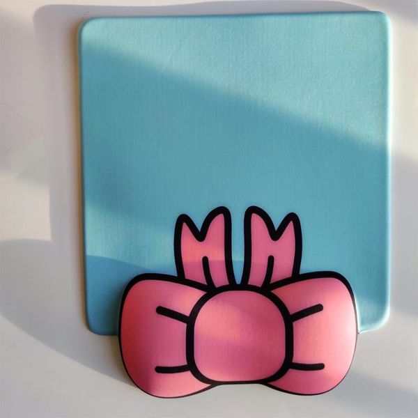 

mouse pads & wrist rests cute pink bow design hand rest pad comfortable silica gel wirts mat mousepad for office house use gaming keyboard