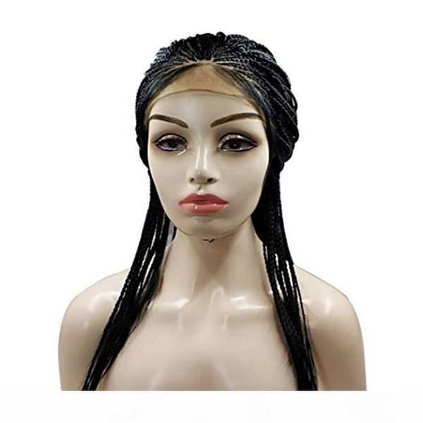 

z&f braiding hair 24 inches braid hairstyles density 150-180% braiding hair weave styles lace front wigs hair dhl ing, Black
