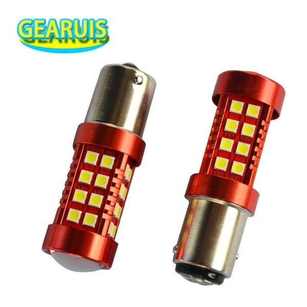 

super bright 2pcs 1156 ba15s 1157 bay15d car led 36 smd 3030 lens car bulb brake lights auto reverse daytime lamp styling