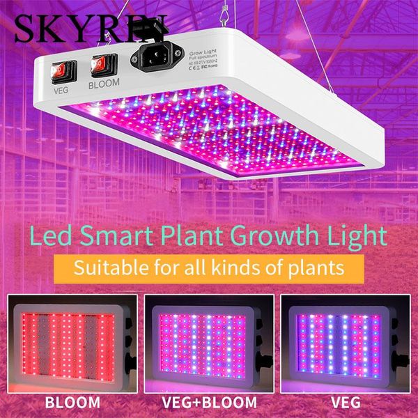 

skyrin led grow light ip65 waterproof phytolamp 2835 led chip phyto growth lamp 85-265v full spectrum lighting for indoor plant