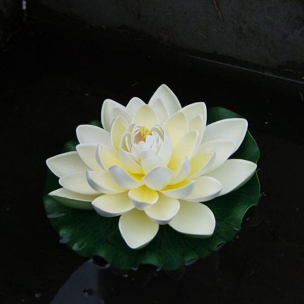 

eva plastic fake lotus-leaf approx 18cm false flowers decoration not fade