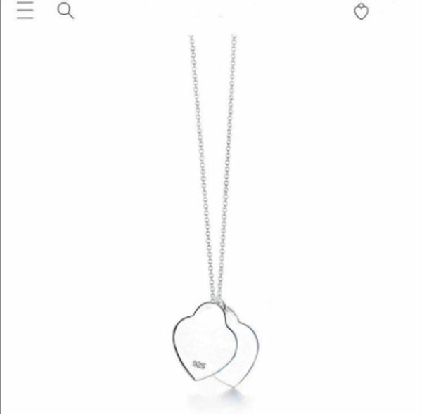 

have stamps 925 sterling silver heart love necklace pendant bijoux for lady design womens party wedding engagement jewelry for bride