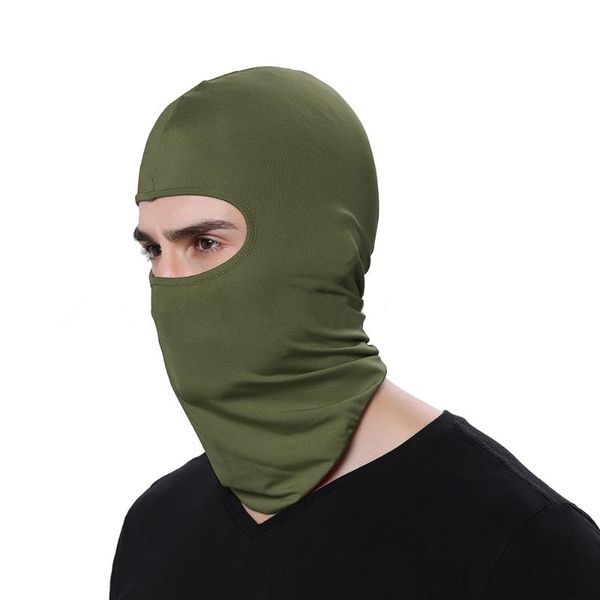 

cycling motorcycle face mask winter warm ski snowboard wind cap outdoor sports tactical keep warm face shield, Black
