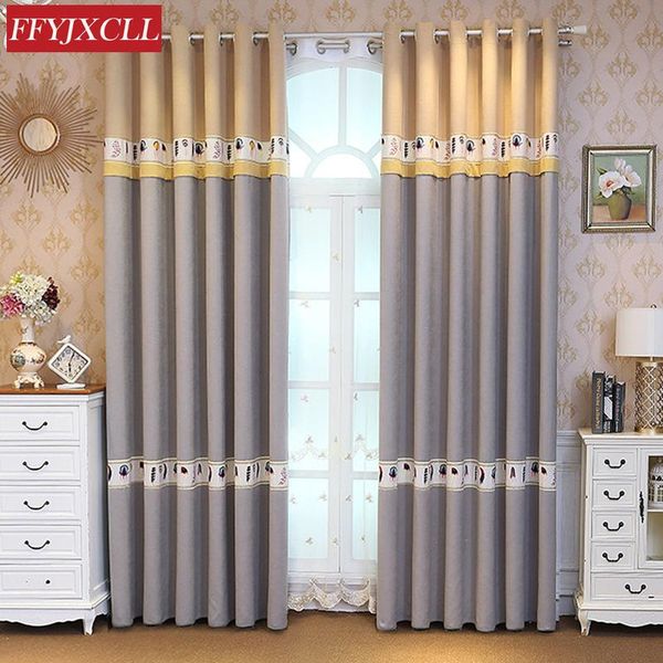 

curtain & drapes chefney digital printing stitching cloth fashion style curtains living room bedroom blackout