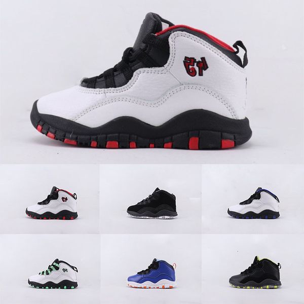 

kids basketball shoes ajs 10s seattle white black kelly green sneakers true red boys girls chicago tinker huaraches light kids sneaker
