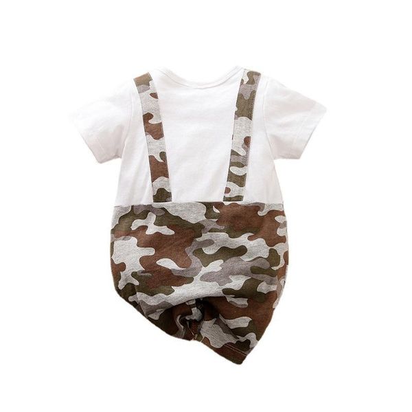 

jumpsuits baby clothing born summer jumpsuit thin section breathable short-sleeved romper boys girls kids 0-24m, Blue