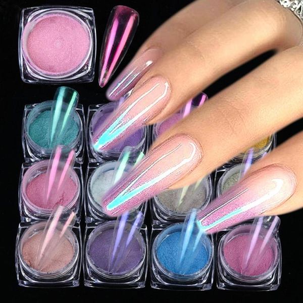 

nail art kits mirror powder shining glitter sequin pigment diy manicure decoration